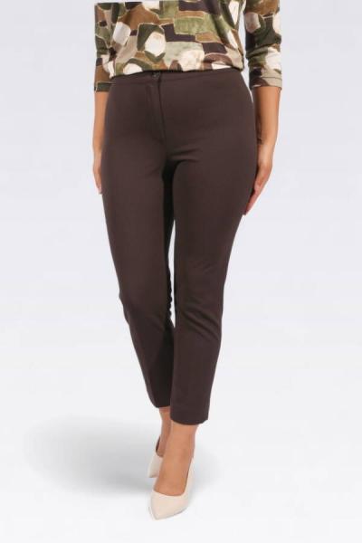 Büyük Beden Zara Krep Kumaş Kahverengi Pantolon Kahverengi