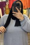 Büyük Beden Tunik Açık Mavi