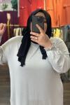 Büyük Beden Tunik Açık Gri