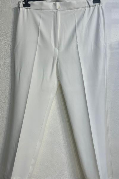 Büyük Beden Pantolon Beyaz