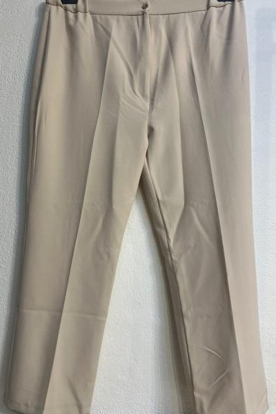 Büyük Beden Pantolon Krem