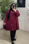 Büyük Beden Oysho  Tunik Yazlık Bordo