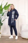 Büyük Beden Giyçık Takım Lacivert LACİVERTT