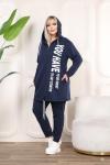 Büyük Beden Giyçık Takım Lacivert LACİVERTT