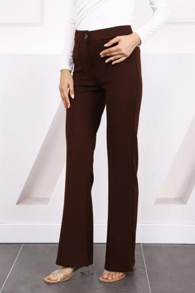 Küçük Beden Zara Plazo Pantolon Acı Kahve Renk Acı Kahve