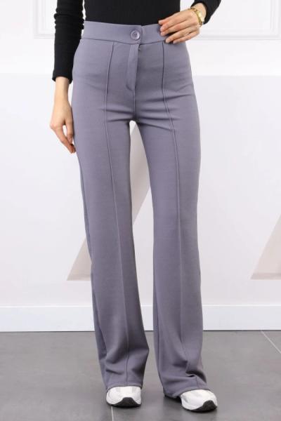 Küçük Beden Zara Plazo Pantolon Gri Renk Gri